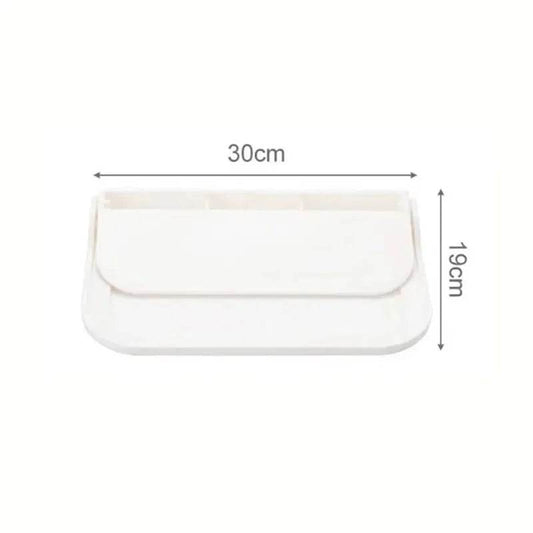 EMESA HOME Foldable Wall-mounted Shelf – No-Drill Storage Rack for Bathroom, Kitchen, Bedside, Phone & WiFi Router BIG