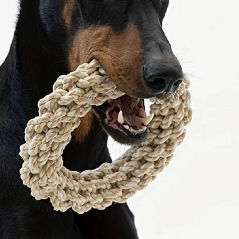 EMESA HOME Durable Rope Chew Toy for Dogs – Bite-Resistant Tug Toy for Medium & Large Breeds like Pitbull, Labrador, Golden Retriever