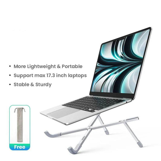 EMESA HOME (UGREEN) Foldable Aluminum Laptop Stand for MacBook, Tablet & Phone