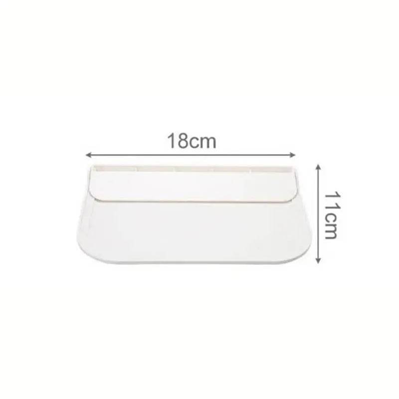 EMESA HOME Foldable Wall-mounted Shelf – No-Drill Storage Rack for Bathroom, Kitchen, Bedside, Phone & WiFi Router SMALL