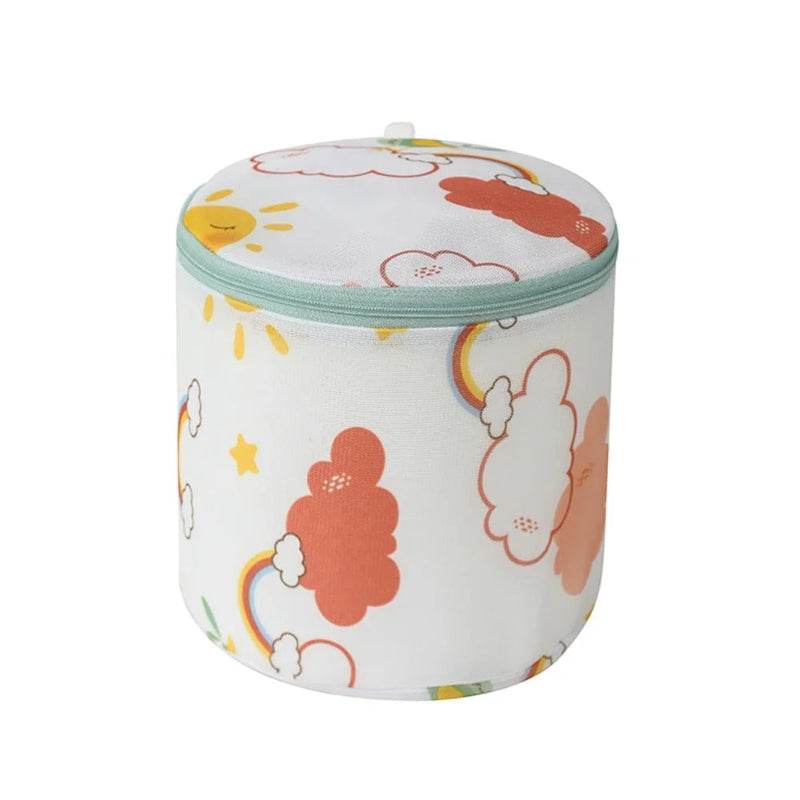 EMESA HOME Bra Laundry Bag – Travel Mesh Wash Pouch for Underwear, Anti-deformation Protective Cleaning Bag Rainbow Clouds