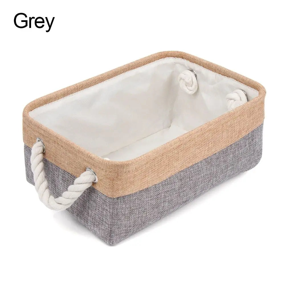 EMESA HOMEClothes Storage Basket Home Supplies Sundries Sorting Basket Folding Linen Organizer Box Underwear Socks Baby Toys Storage - Emesa Home