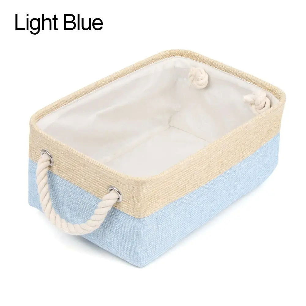 EMESA HOMEClothes Storage Basket Home Supplies Sundries Sorting Basket Folding Linen Organizer Box Underwear Socks Baby Toys Storage - Emesa Home