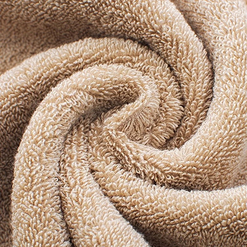 "EMESA HOME 100% Cotton Face Towels - White, Navy, Khaki Hair Towel for Adults, High Absorbent Washcloths for Home and Hotel" - Emesa Home