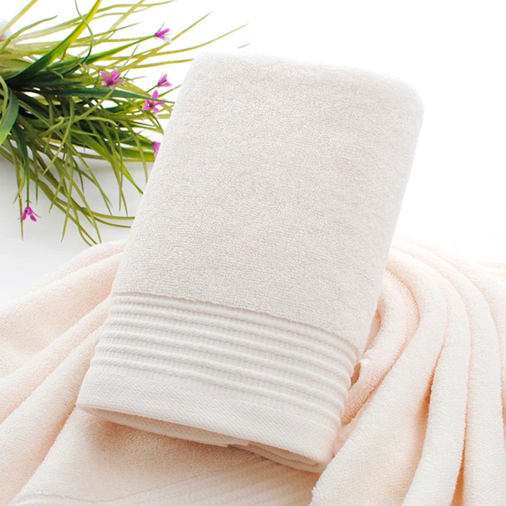 "EMESA HOME 100% Cotton Face Towels - White, Navy, Khaki Hair Towel for Adults, High Absorbent Washcloths for Home and Hotel" - Emesa Home