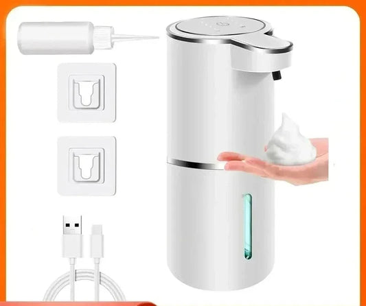 EMESA HOME 380ML Automatic Foam Soap Dispenser, USB Charging, 4-Level Adjustable Smart Hand Washing Machine - Emesa Home