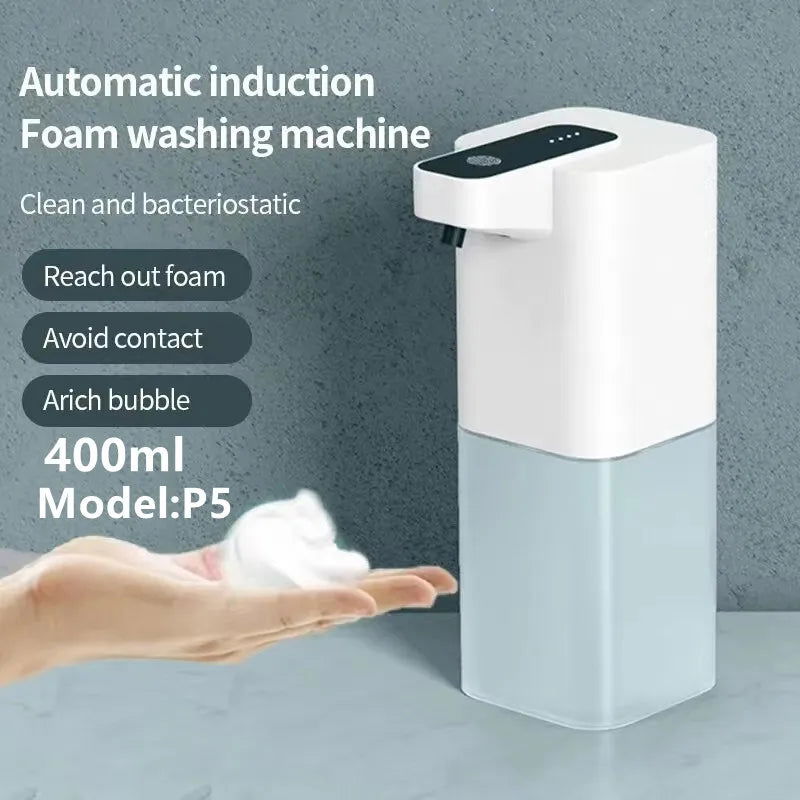 EMESA HOME 380ML Automatic Foam Soap Dispenser, USB Charging, 4-Level Adjustable Smart Hand Washing Machine - Emesa Home