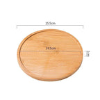 EMESA HOME Bamboo Multi-Shape Wooden Tray: High-Quality, Health-Conscious, and Versatile Home and Garden Essential - EMESA HOME™