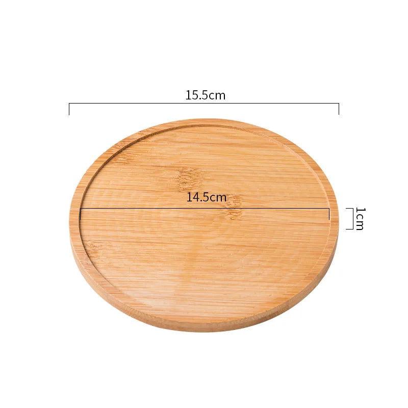 EMESA HOME Bamboo Multi-Shape Wooden Tray: High-Quality, Health-Conscious, and Versatile Home and Garden Essential - Emesa Home