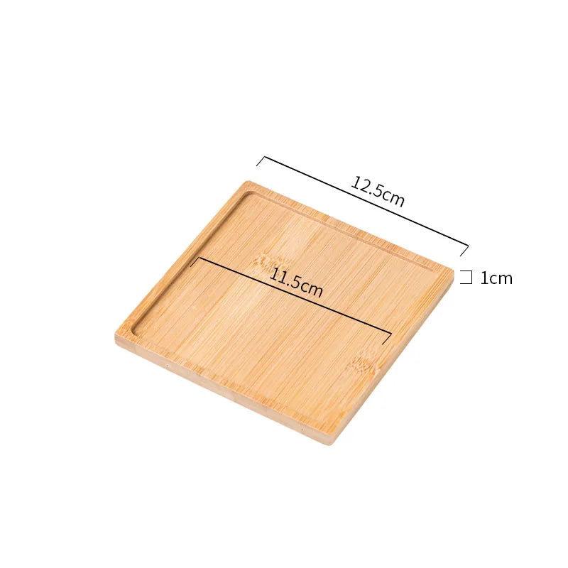 EMESA HOME Bamboo Multi-Shape Wooden Tray: High-Quality, Health-Conscious, and Versatile Home and Garden Essential - Emesa Home