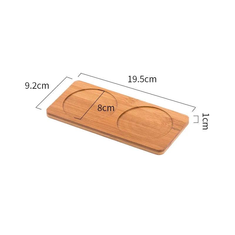 EMESA HOME Bamboo Multi-Shape Wooden Tray: High-Quality, Health-Conscious, and Versatile Home and Garden Essential - Emesa Home