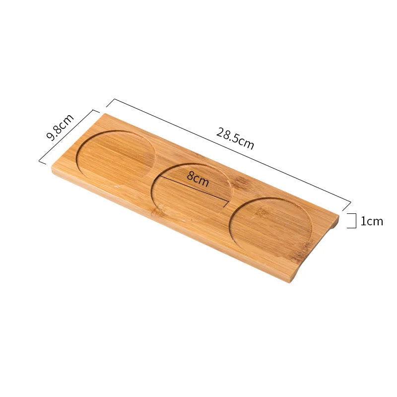 EMESA HOME Bamboo Multi-Shape Wooden Tray: High-Quality, Health-Conscious, and Versatile Home and Garden Essential - Emesa Home