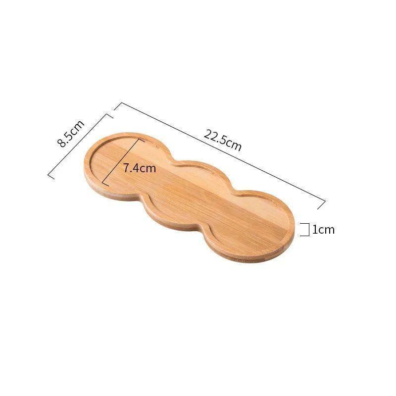 EMESA HOME Bamboo Multi-Shape Wooden Tray: High-Quality, Health-Conscious, and Versatile Home and Garden Essential - EMESA HOME™
