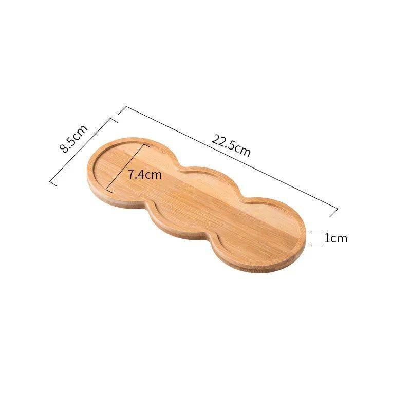 EMESA HOME Bamboo Multi-Shape Wooden Tray: High-Quality, Health-Conscious, and Versatile Home and Garden Essential - EMESA HOME™