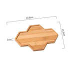 EMESA HOME Bamboo Multi-Shape Wooden Tray: High-Quality, Health-Conscious, and Versatile Home and Garden Essential - EMESA HOME™