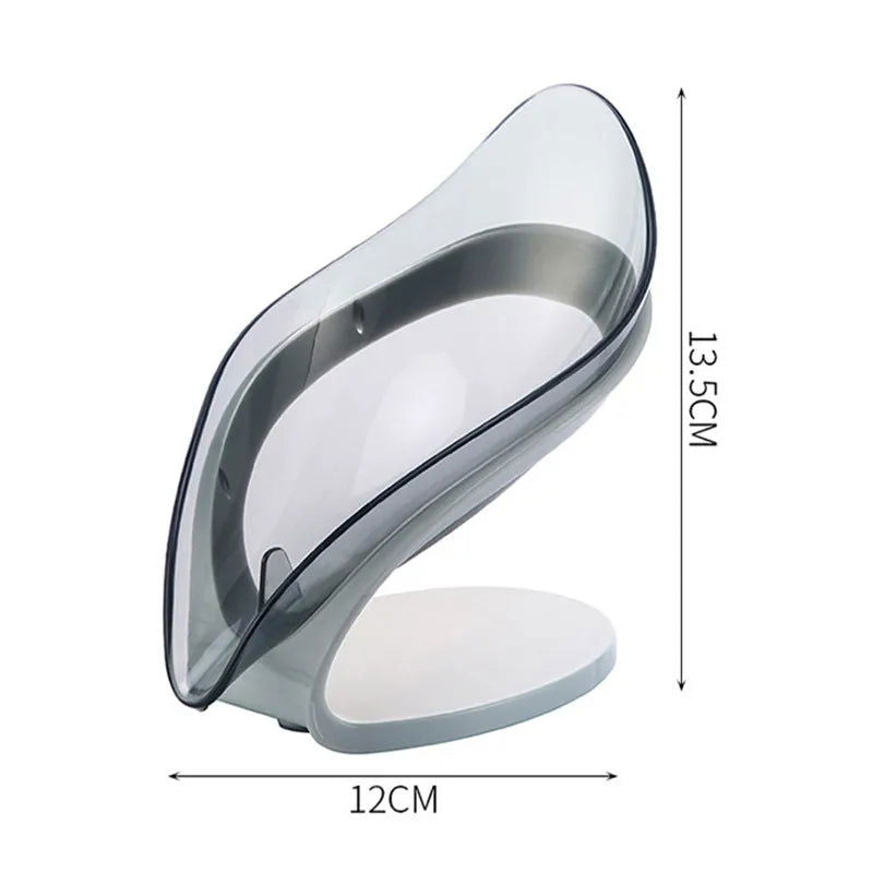 EMESA HOME Bathroom Soap Holder is designed with a leaf-shaped dish for holding soap. - Emesa Home