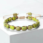 EMESA HOME Bohemian Imperial Stone Beaded Bracelet Handmade Braided Bangle Vintage Strand Jewelry - EMESA HOME™