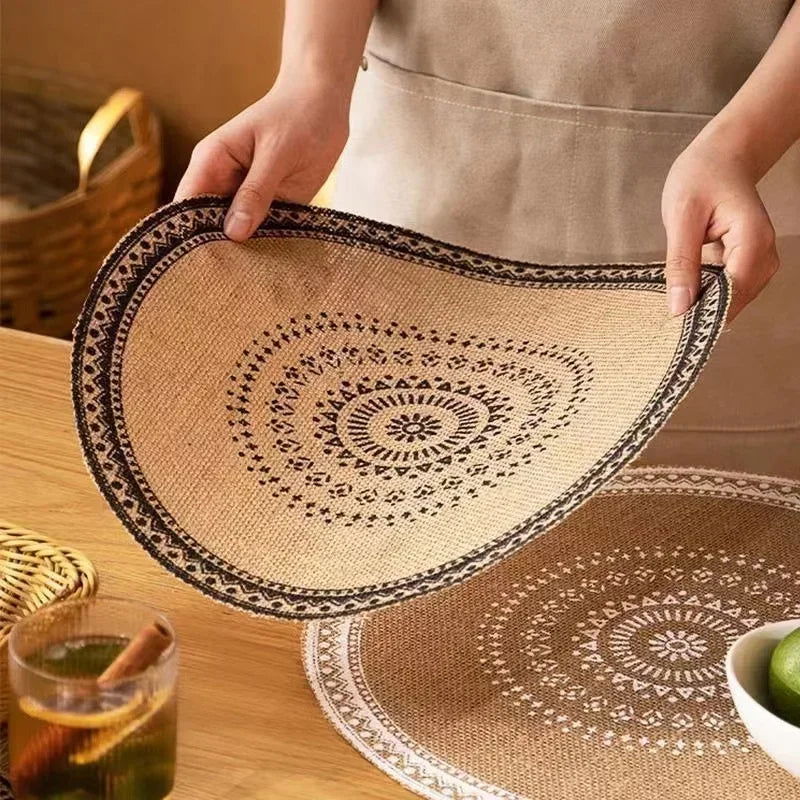 EMESA HOME Boho Round Placemat 15 Inch - Emesa Home