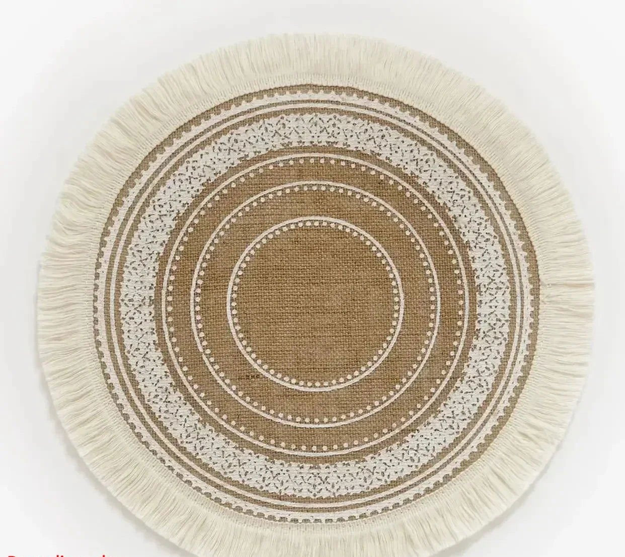 EMESA HOME Boho Round Placemat 15 Inch - Emesa Home