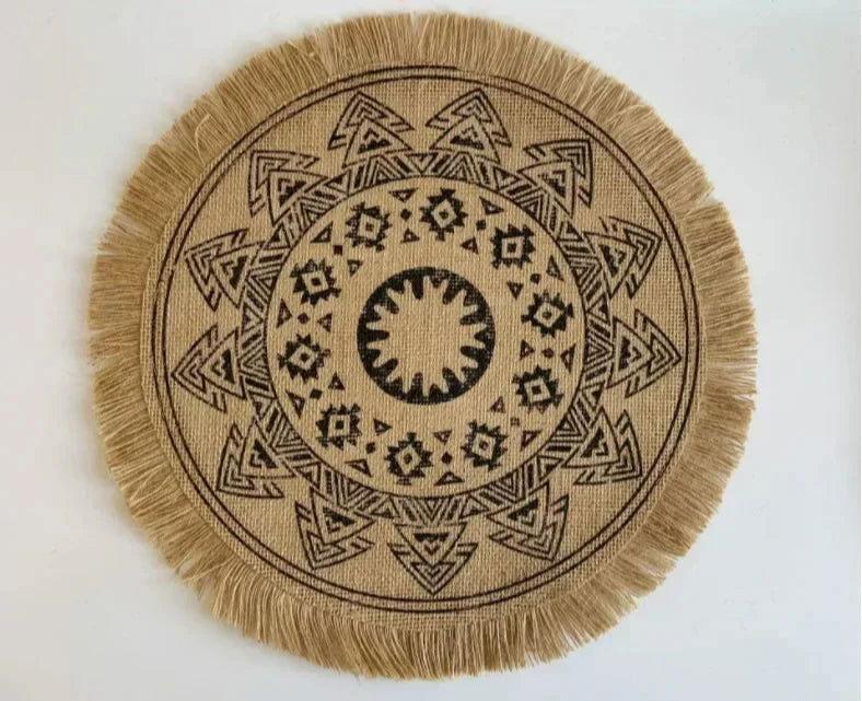 EMESA HOME Boho Round Placemat 15 Inch - Emesa Home