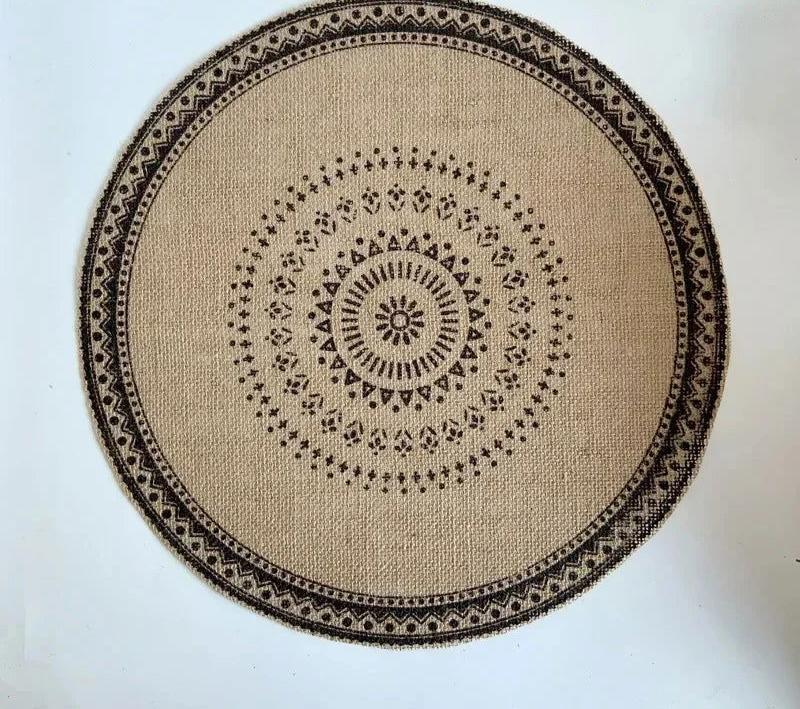 EMESA HOME Boho Round Placemat 15 Inch - Emesa Home