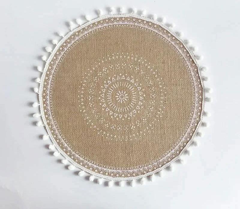 EMESA HOME Boho Round Placemat 15 Inch - Emesa Home