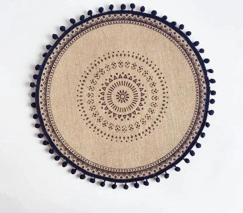 EMESA HOME Boho Round Placemat 15 Inch - Emesa Home