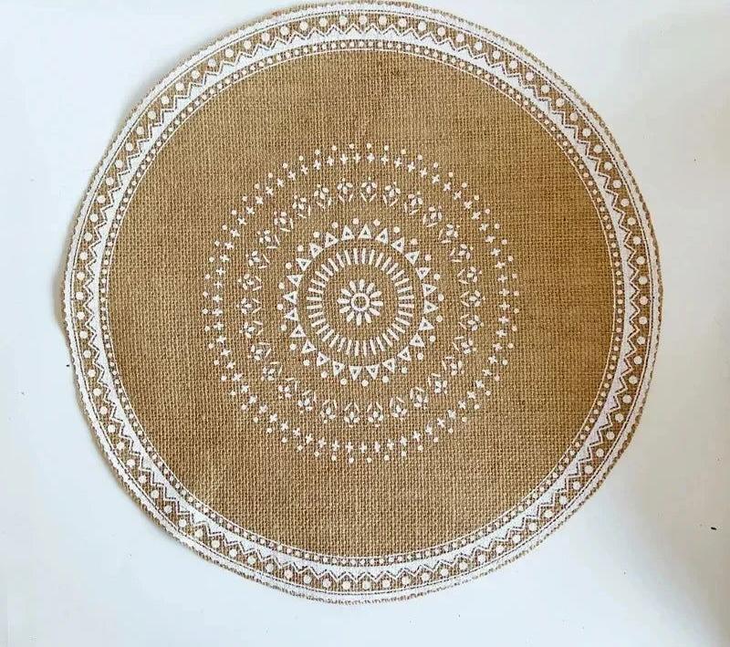 EMESA HOME Boho Round Placemat 15 Inch - Emesa Home