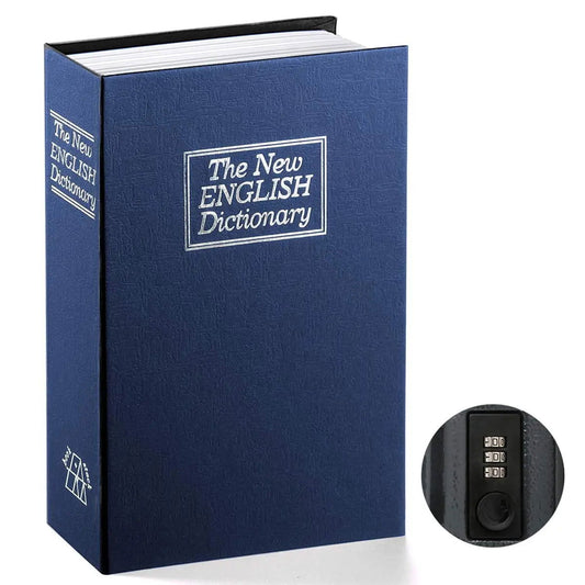 EMESA HOME Book Safe with Combination Lock Dictionary Diversion Safe Box for Money and Valuables - Emesa Home