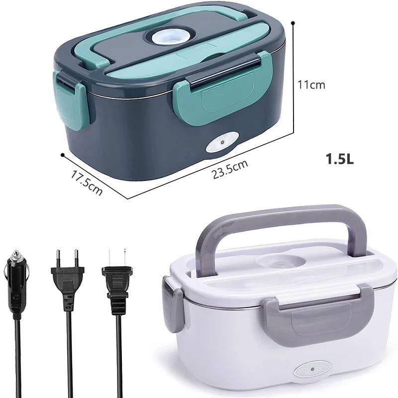 EMESA HOME Dual-Use Electric Heating Lunch Box: Versatile Leakproof Container for Home and Car - Emesa Home