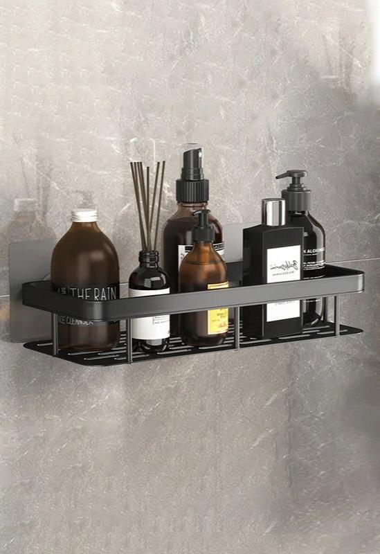 EMESA HOME Dual Tier Bathroom Shelf: Sleek Aluminum Alloy Organizer for Shower - Emesa Home