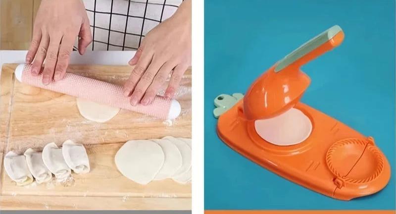 EMESA HOME Dumpling Moulds and Dough Press: Essential Kitchen Utensil for Home Cooking and Professional Use - Emesa Home