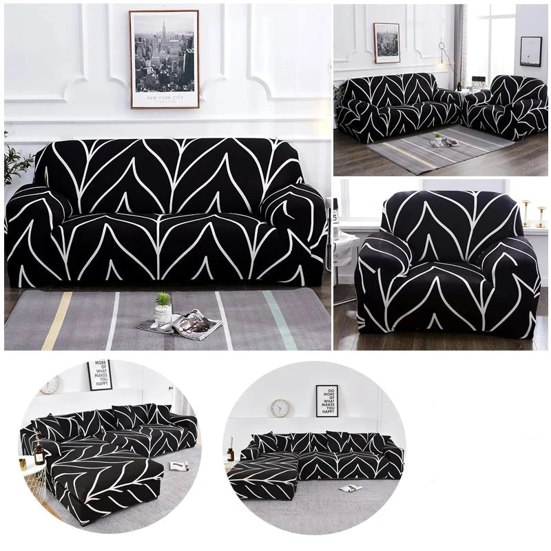 EMESA HOME Elastic Sofa Slipcovers – Modern Cover for Living Room Sectional, Corner, L-Shape, Chair Protector (1-4 Seater) - Emesa Home