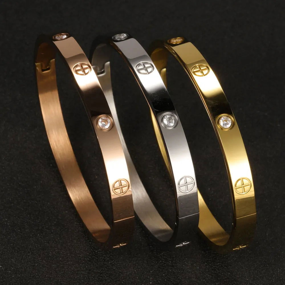 "EMESA HOME Elevate Your Style with Stainless Steel Cuff Bracelets for Women - Emesa Home