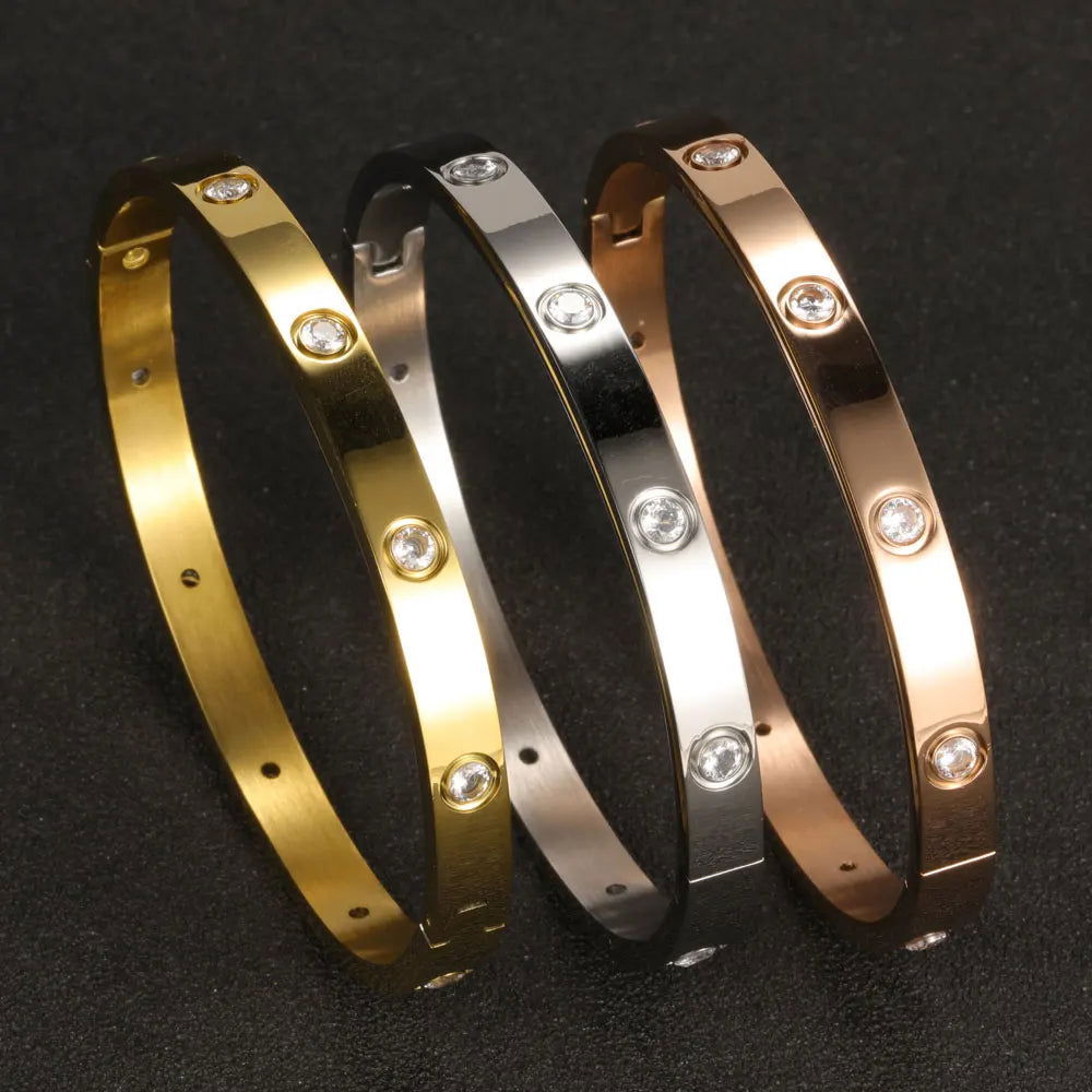 "EMESA HOME Elevate Your Style with Stainless Steel Cuff Bracelets for Women - Emesa Home