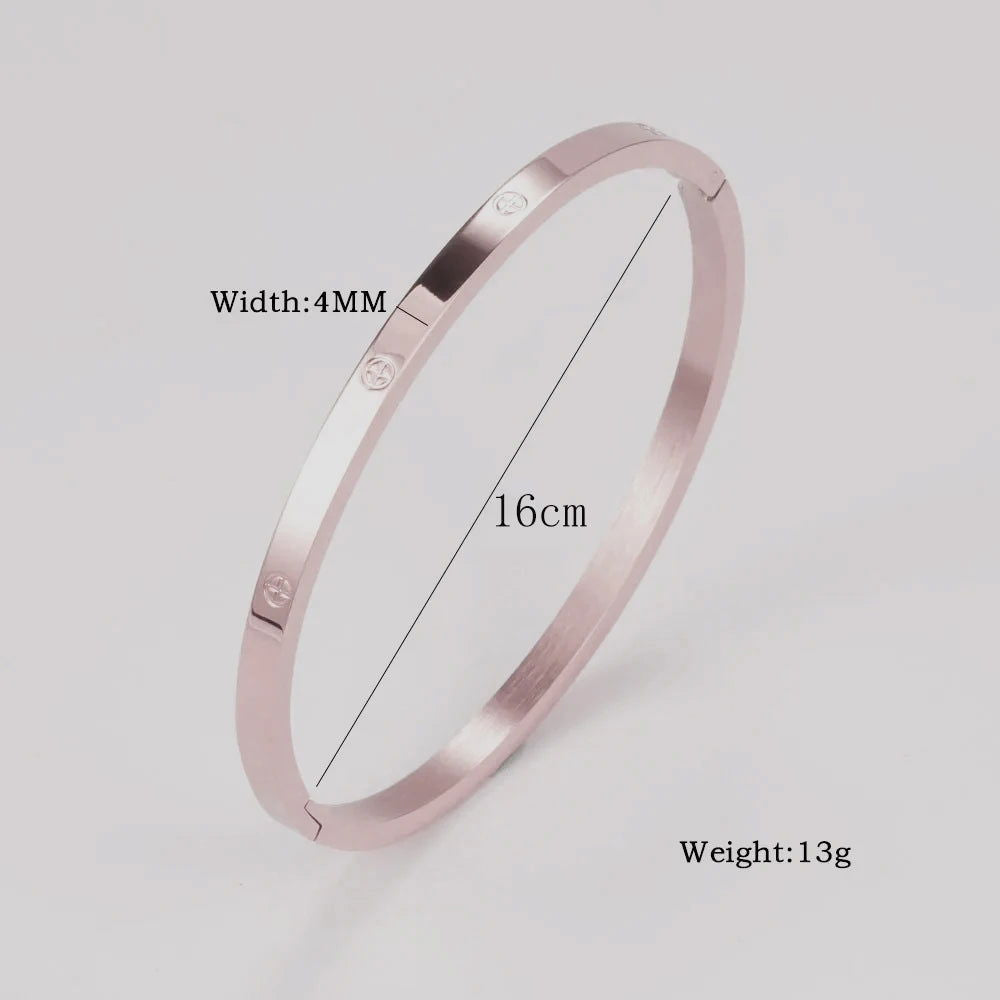 "EMESA HOME Elevate Your Style with Stainless Steel Cuff Bracelets for Women - Emesa Home