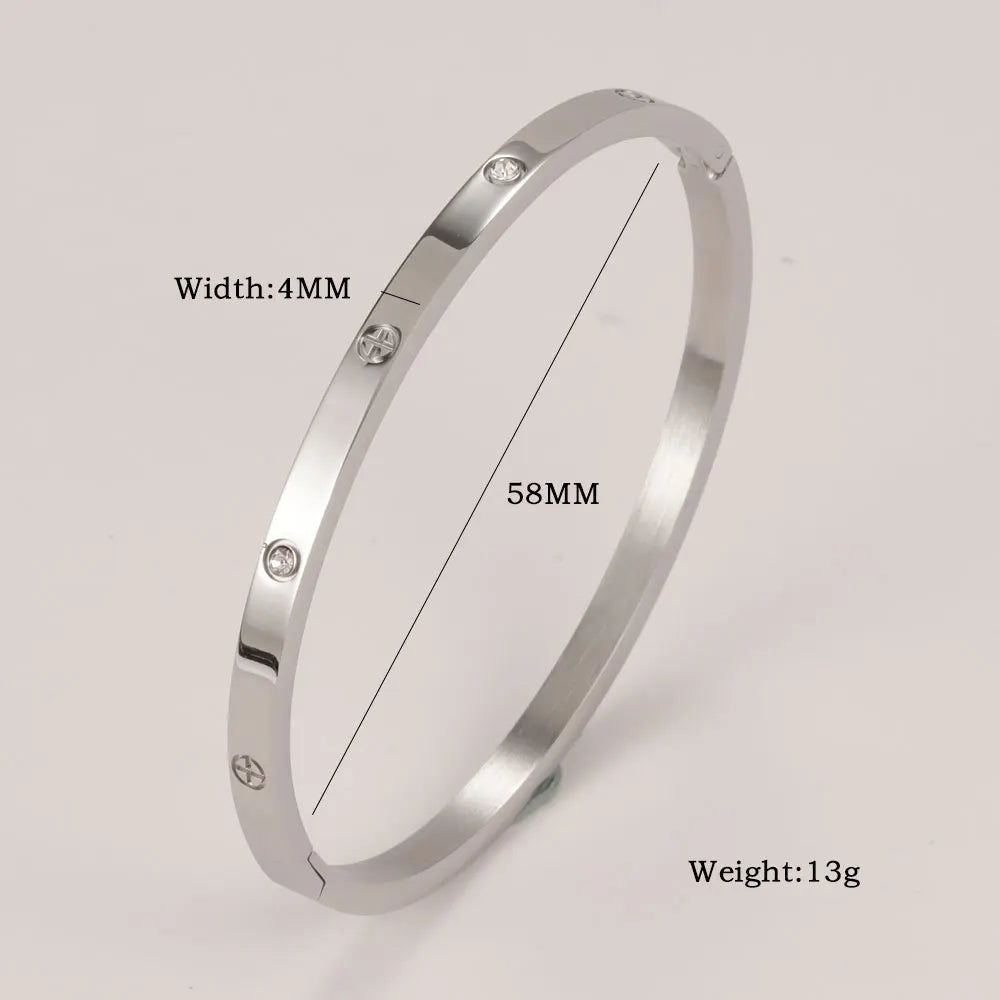 "EMESA HOME Elevate Your Style with Stainless Steel Cuff Bracelets for Women - Emesa Home