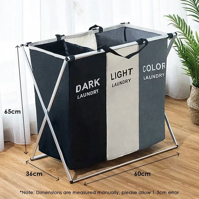 EMESA HOME Foldable Laundry Basket Large Dirty Clothes Hamper Toy Storage Bag Drawer Sorter Bin for Home - Emesa Home