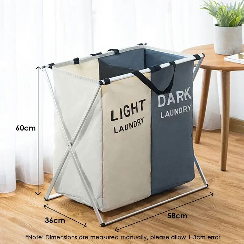 EMESA HOME Foldable Laundry Basket Large Dirty Clothes Hamper Toy Storage Bag Drawer Sorter Bin for Home - Emesa Home