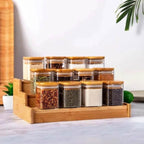 EMESA HOME Glass Spice Jars with Bamboo Lids – Stylish, Eco-Friendly Solution for Seasoning Storage - EMESA HOME™