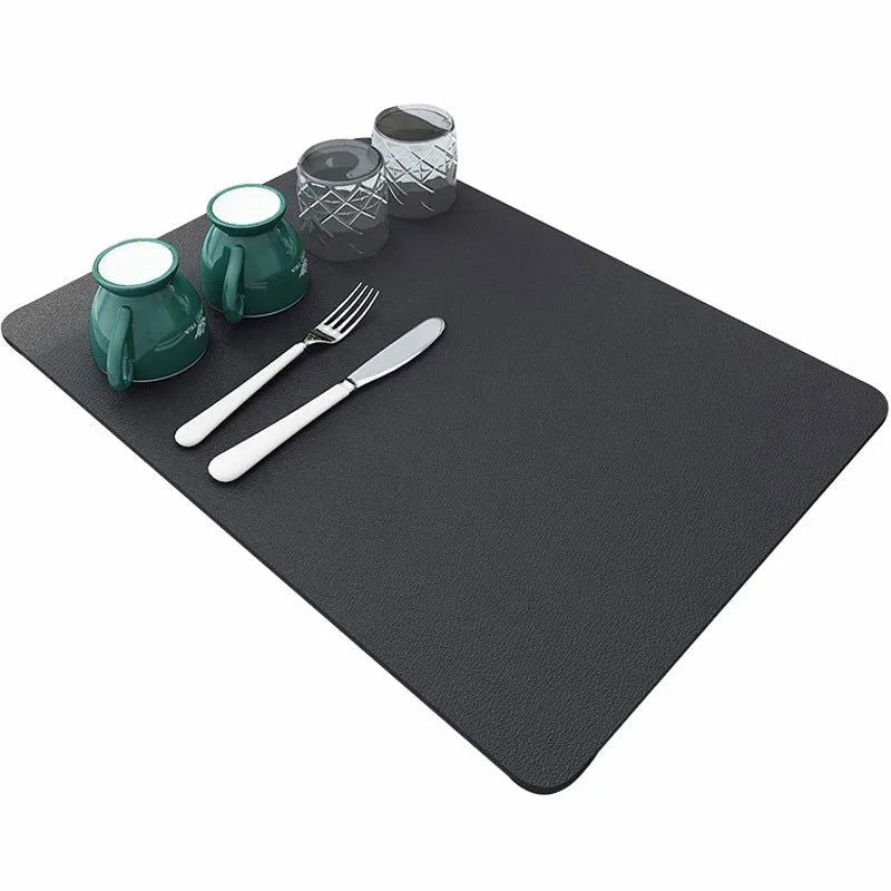 EMESA HOME Large Kitchen Super Absorbent Mat is designed to efficiently manage spills and drainage in your kitchen or bathroom - Emesa Home