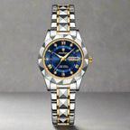 EMESA HOME Luxury Ladies Dress Watch - Luminous Waterproof Week Date Stainless Steel Quartz Wristwatch - EMESA HOME™
