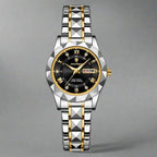 EMESA HOME Luxury Ladies Dress Watch - Luminous Waterproof Week Date Stainless Steel Quartz Wristwatch - EMESA HOME™