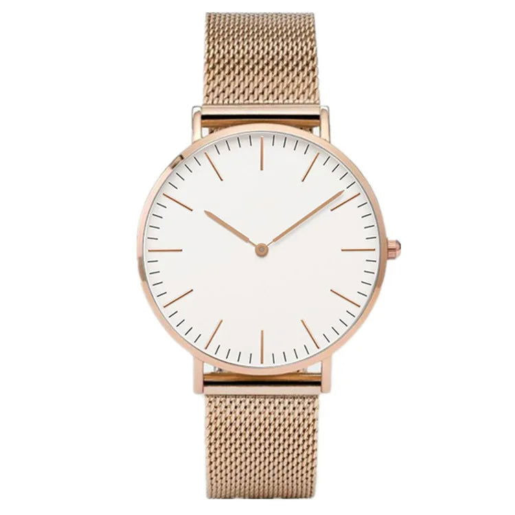 EMESA HOME Luxury Rose Gold Women's Bracelet Watch - Top Brand Ladies Casual Quartz Wristwatch - Emesa Home