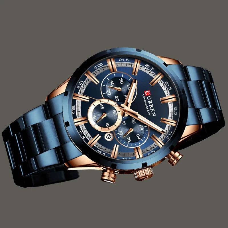 EMESA HOME  Men's Luxury Sports Chronograph Quartz Watch - Emesa Home