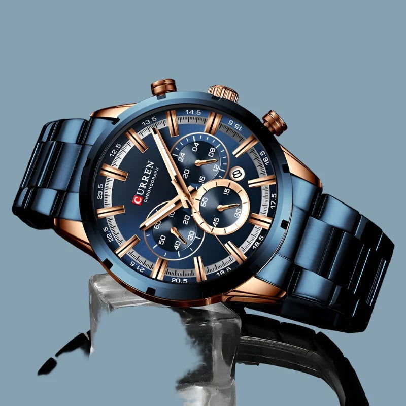 EMESA HOME  Men's Luxury Sports Chronograph Quartz Watch - Emesa Home