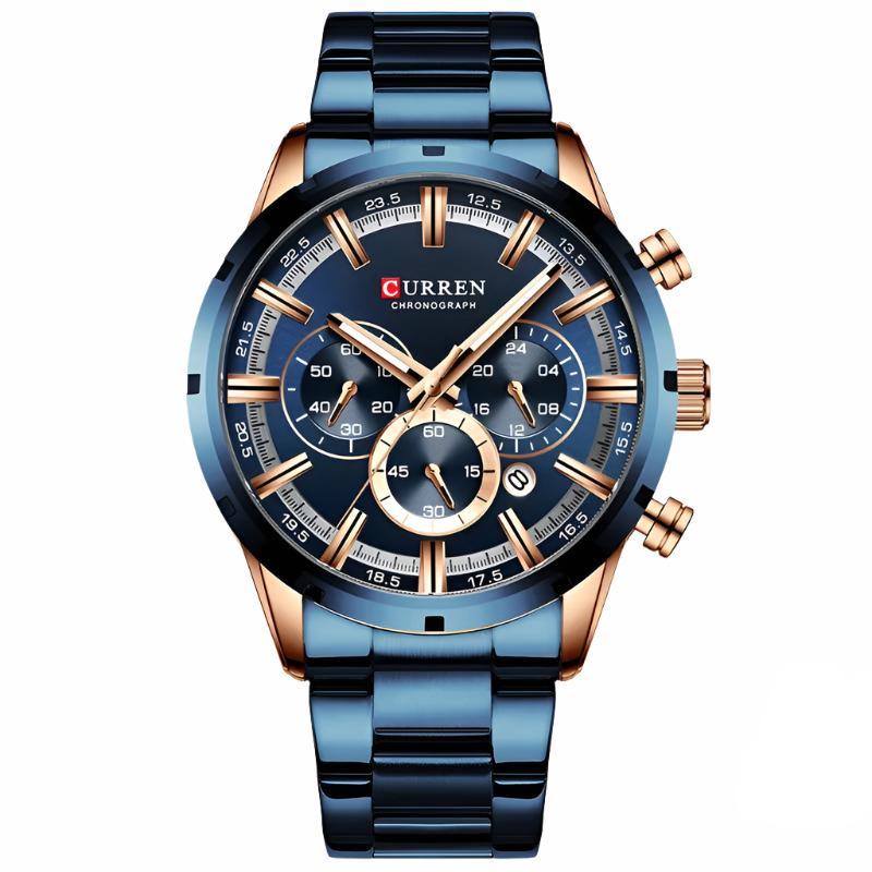 EMESA HOME  Men's Luxury Sports Chronograph Quartz Watch - Emesa Home