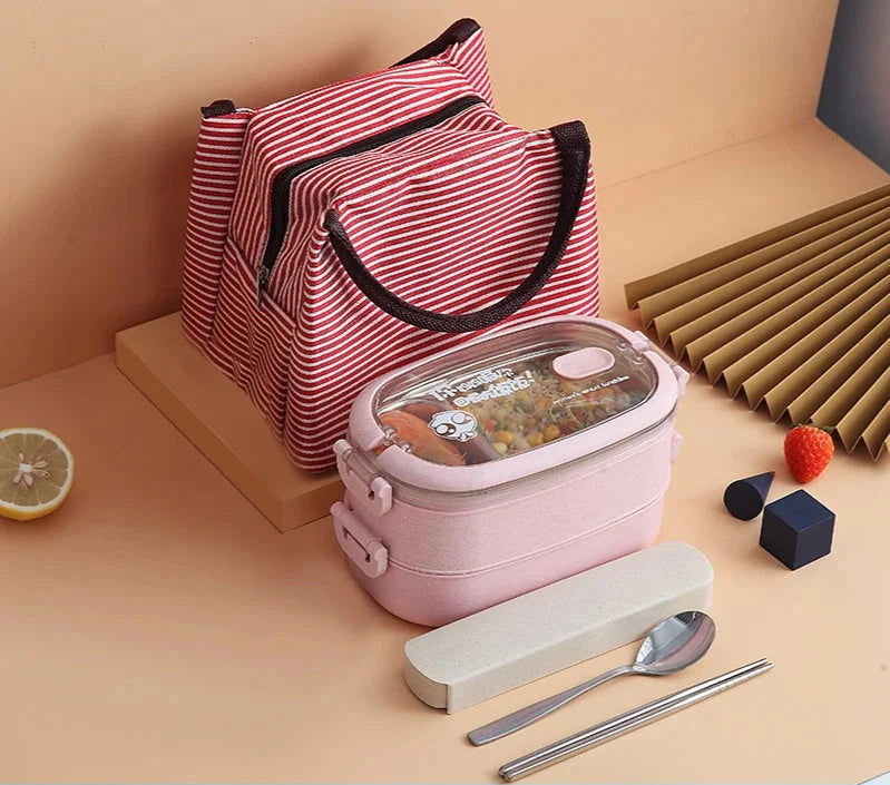 EMESA HOME Multi-Layer Bento Box: Stylish and functional, ideal for organizing and carrying lunch with a compact, efficient design. - Emesa Home