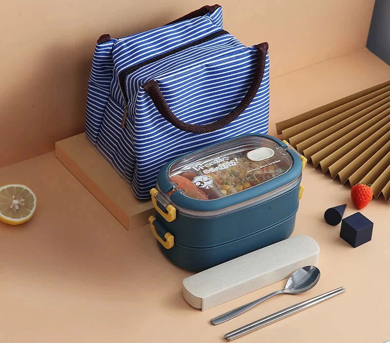 EMESA HOME Multi-Layer Bento Box: Stylish and functional, ideal for organizing and carrying lunch with a compact, efficient design. - Emesa Home