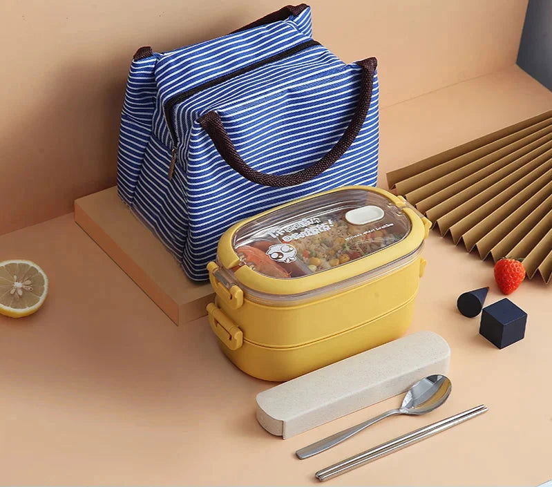 EMESA HOME Multi-Layer Bento Box: Stylish and functional, ideal for organizing and carrying lunch with a compact, efficient design. - Emesa Home